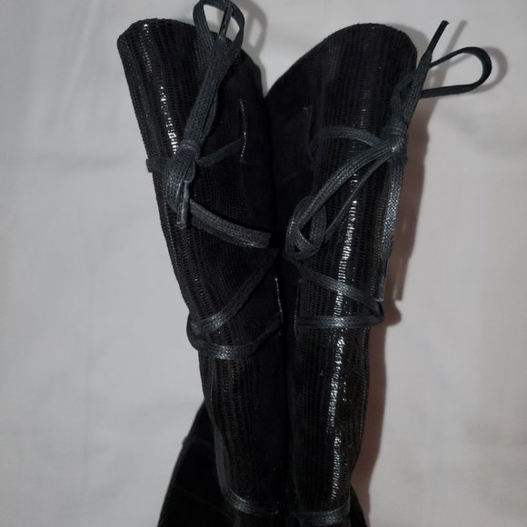 Thierry Rabotin Suede Mid-Calf Boots 6.5 - Picture 5 of 11